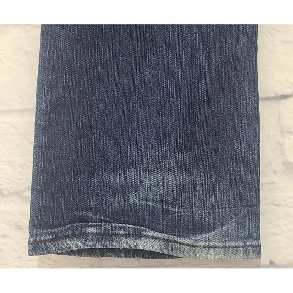 Joe's Jeans Girl's 14 Blue Medium Wash Straight Leg Stretch Pockets Whiskering - Picture 6 of 8